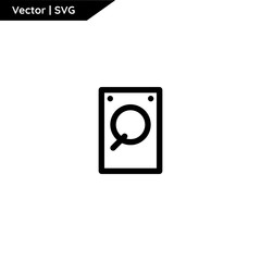 Computer and hardware icon.