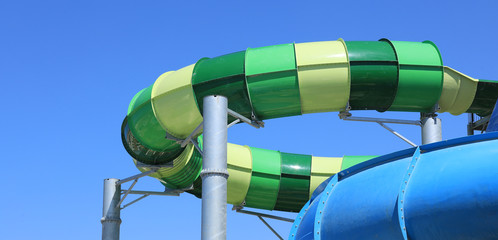 summer resort water slides attractions
