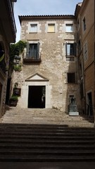 Backyard in Girona Spain Catalonia