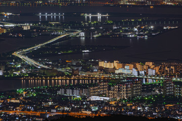 Obraz premium 神戸六甲山からの夜景