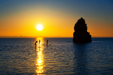 View from Camilo beach at sunrise