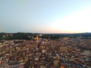 Fototapeta na wymiar Vista su Firenze