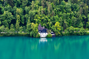 Fototapeta premium Historical old house in Bled, Slovenia.
