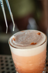 Cocktail in a glass