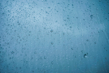 Naklejka na ściany i meble Rain Drop on the Window