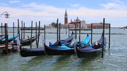 Gondolas in Venice