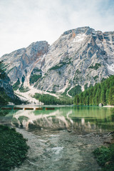Fototapeta na wymiar landscape view of alpine lake