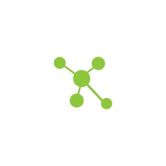 Molecule vector illustration design