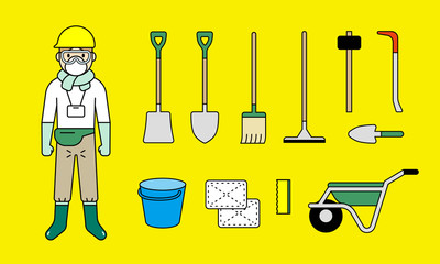 災害ボランティア　道具