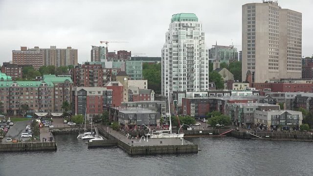 Canada. Halifax. Capital of the province of Nova Scotia. Downtown skyscrapers. City of Glory.