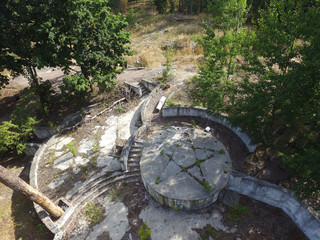 The destruction of the remnants of communism (drone image).Totally marauded and vandalised by...