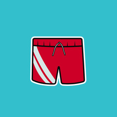 Summer Shorts Icon Vector