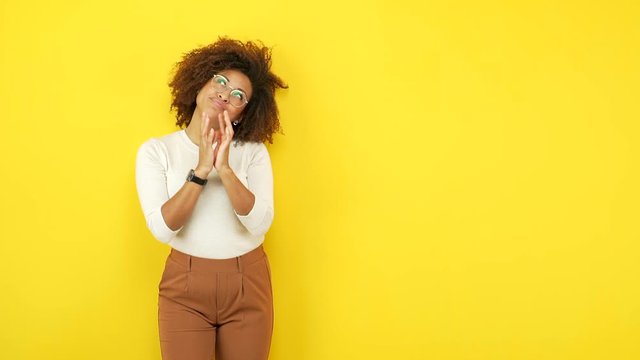 Young african american woman devising a plan