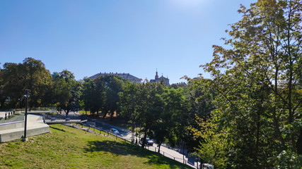 Lviv City Old Architecture in the summer season