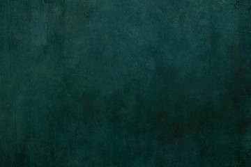 Fototapeta na wymiar Deep bluish green grunugy backdrop