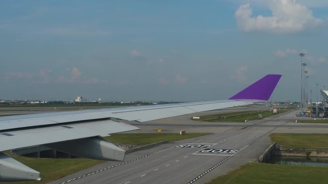 AIrplane before departure