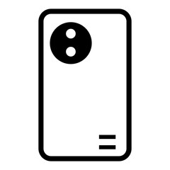 Smartphone rear icon