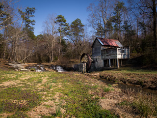 Crist mill water wheel