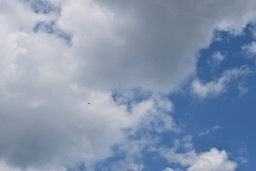 blue sky with clouds