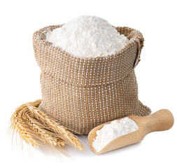 wheat flour in sack