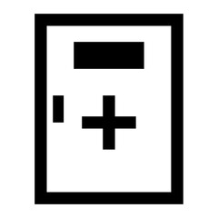 Medicine box icon