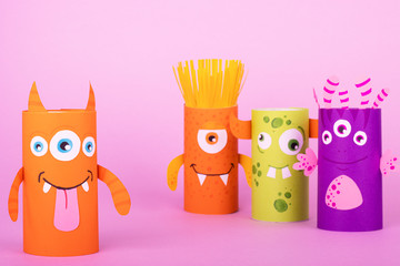 toys made with a roll of toilet paper
