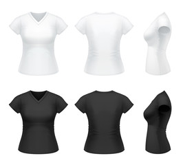 Women's V-neck t-shirt