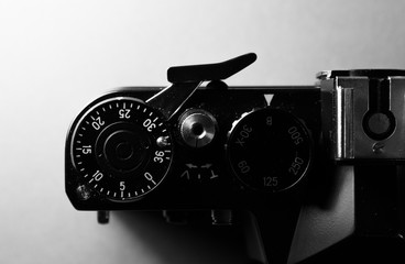 Film camera, details, Zenit 12