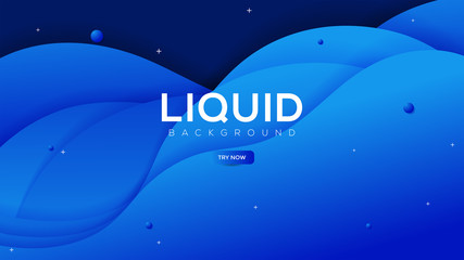 Liquid abstract background with gradient colorful background. Vector background. Eps10