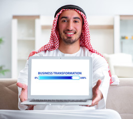 Concept of corporate business transformation