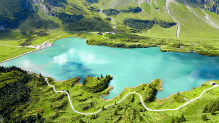 Mountain Lake Truebsee in Switzerland - travel photography