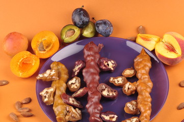 food, sweet, dessert, fruit, cake, chocolate, healthy, christmas, delicious, fresh, snack, candy, salad, baked, decoration, plate, pastry, cookie, dish, brown, tasty