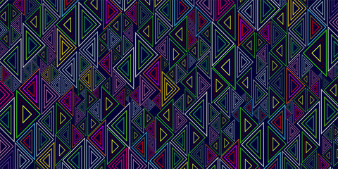 triangle pattern for textile factory or vector background