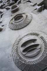 detail of a tunnel shield drill unit