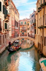 Canal in Venice, Italy - 373332405