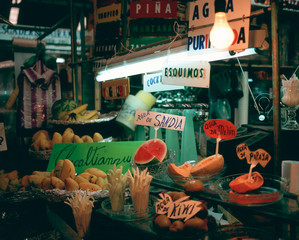 shop window in the market