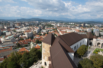 Obraz premium Ljubljana is the capital of Slovenia