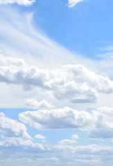 blue sky with clouds