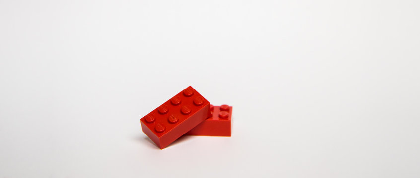 Two Red Lego Bricks
