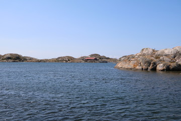 Fototapeta na wymiar Holiday in island of Tjörn in Sweden