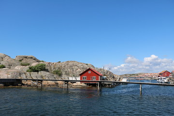 Fototapeta na wymiar Holiday in Skärhamn on the island of Tjörn in Sweden
