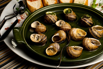 Escargots de Bourgogne - french cuisine