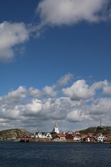 Fototapeta na wymiar Skärhamn on the island of Tjörn in Sweden