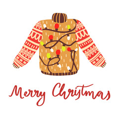 Cute ugly sweater for Christmas party