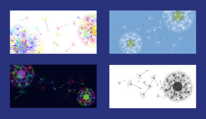 Dandelion background.