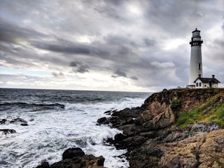 Fototapeta na wymiar Lighthouse in CA, USA