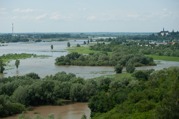 Widok na Sandomierz z Gór Pieprzowych