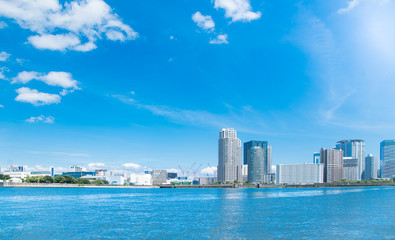 東京都中央区　湾岸エリアの街並み