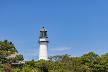 Fototapeta na wymiar Pemaquid Point Lighthouse maine