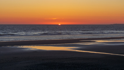 Fototapeta na wymiar Sunset at Kalaloch Beach, Olympic National Park